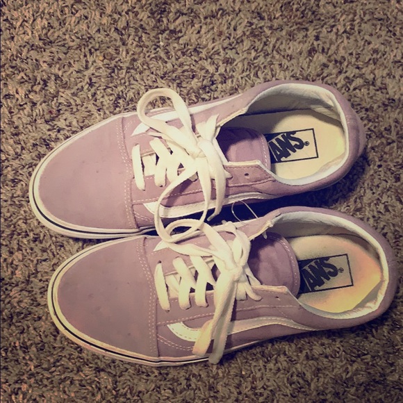 Lavender Vans 7.5 - Picture 4 of 5